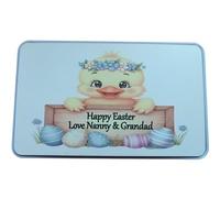 Personalised Easter Treat Tin, Unigue Gift, Made By Buttons and Bows Kettering in the UK