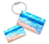 Personalised EDT Bag Tag - Extreme Day Trip Luggage Tag - Custom Baggage Tag - Suitcase Tag - Flight Bag - Luggage Tag with Metal Screw Hoop