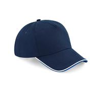 Personalised Embroidered Baseball Cap Contrast Custom Text Logo Hat Mens Ladies