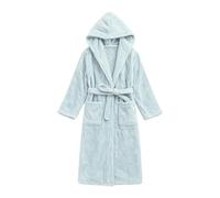 Personalised Embroidered Bath Robe - Custom Name Coral Fleece Hooded Dressing Gown, Women'S Long Bathrobe With Pocket, Cosy Loungewear Christmas Gifts