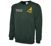 Uneek Clothing Classic Sweatshirt UC203 300 GSM Bottle Green L