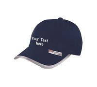Personalised Embroidered High Visibility Safety Cap Reflective Workwear PPE Hat