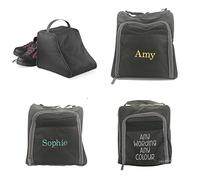 Personalised Embroidered Hiking Boot Bag Custom Name, Initials, Message Football Boots Walking Shoes or Boots - Quadra QD85 Water Resistant