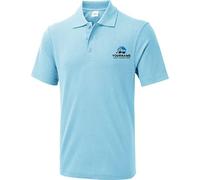 Personalised Embroidered House Cleaning Service UX1 Polo T-Shirt, Work Wear Any Text Name Polo Uniform Tee Top Xs to 4XL (Sky, L, l)