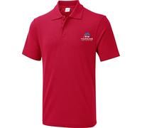 Personalised Embroidered House Cleaning Service UX1 Polo T-Shirt, Work Wear Any Text Name Polo Uniform Tee Top Xs to 4XL (Red, M, m)