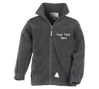 Personalised Embroidered Junior PolarTherm Fleece Jacket Kids School Coat RE36J