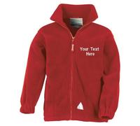 Personalised Embroidered Junior PolarTherm Fleece Jacket Kids School Coat RE36J