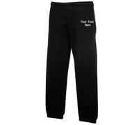 Personalised Embroidered Kids Classic Elasticated Cuff Jog Pants School Sports