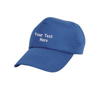 Personalised Embroidered Lightweight Cotton Cap Custom Logo Work Sports Hat