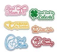 Personalised Embroidered Name Patche, Custom Iron on/Sew on Label for Women