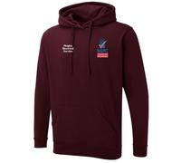 Uneek Clothing Hoodie UX4 The UX - Personalised Embroidered NAPIT Logo - Maroon M