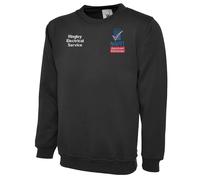 Uneek Clothing Classic Sweatshirt UC203 - 300GSM Black Size 2 (2XL)