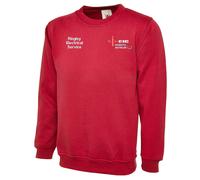 Uneek UC203 Classic Sweatshirt 300GSM Red 4XL Colour: Red, Size: 4XL 4XL