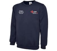 Uneek UC203 Classic Sweatshirt 300GSM Navy 4XL Colour: Navy, Size: 4XL 4XL