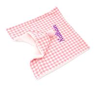 Personalised Embroidered Pet Name Blanket, Hooded Shawl Blanket, for Winter Sleeping Bags and Blankets for Pet Cats and Dogs (Pink, S)