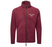 Personalised Embroidered Premier Artisan Fleece Jacket Long Sleeve 2 Way Zipper