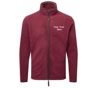 Personalised Embroidered Premier Artisan Fleece Jacket Long Sleeve 2 Way Zipper