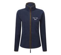 Personalised Embroidered Premier Women’s artisan fleece jacket Two-Way Zipper