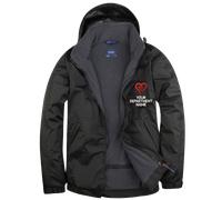 Personalised Embroidered Premium Outdoor Jacket Heart Your Department Doctor