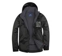Personalised Embroidered Premium Outdoor Jacket Your Text Waterproof Adult Coat