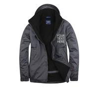 Personalised Embroidered Premium Outdoor Jacket Your Text Waterproof Adult Coat