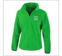 Personalised Embroidered Result Core Ladies Fashion Fit Outdoor Fleece Jacket