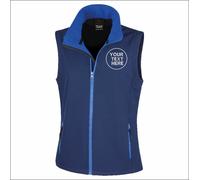 Personalised Embroidered Result Core Ladies Printable Softshell Bodywarmer Gilet