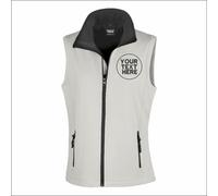 Personalised Embroidered Result Core Ladies Printable Softshell Bodywarmer Gilet