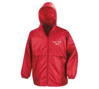 Personalised Embroidered Result Core Lightweight Hood Jacket Full Zip R205X