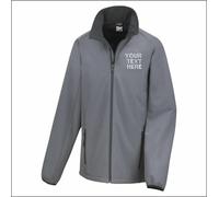 Personalised Embroidered Result Core Printable Soft Shell Waterproof Work Jacket