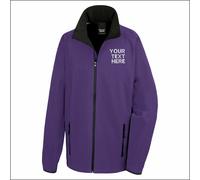 Personalised Embroidered Result Core Printable Soft Shell Waterproof Work Jacket