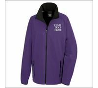 Personalised Embroidered Result Core Printable Soft Shell Waterproof Work Jacket