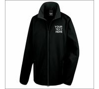 Personalised Embroidered Result Core Printable Soft Shell Waterproof Work Jacket