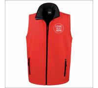 Personalised Embroidered Result Printable Soft shell Bodywarmer Workwear Gillet