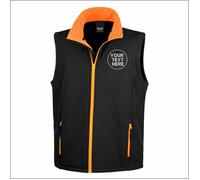 Personalised Embroidered Result Printable Soft shell Bodywarmer Workwear Gillet