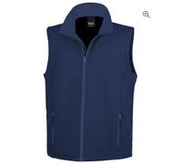 Personalised Embroidered Result Printable Soft shell Bodywarmer Workwear Gillet