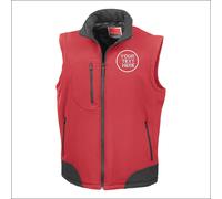 Personalised Embroidered Softshell Bodywarmer Sleeveless Workwear Gillet S-2XL