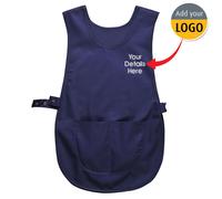 Personalised Embroidered Tabard with Pocket Ladies Workwear Apron Bar Cleaning