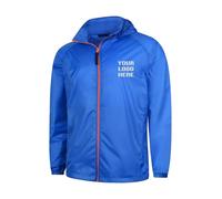 Personalised Embroidered Unisex Active Jacket, Free Left Chest Text And Your Customise Logo Jacket, Superstrong Lightweight 100% Nylon Coat, Workwear Windproof, Waterproof Jacket