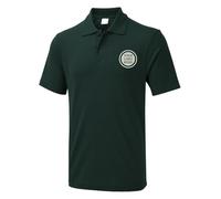 Personalised Embroidered Unisex Workwear Polo T Shirt, Free Left Chest Text and Your Customized Logo Polo T Shirt, Personalized Custom Logo T Shirt, 50% Polyster and 50% Cotton T Shirt Bottle Green