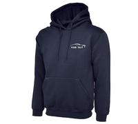 Personalised Embroidered Your Text Auto Hoodie, Mechanical Logo, Mechanics, Workwear, Car Mechanic, Auto Repair Car, Handyman, Father's day, Hoodie Navy