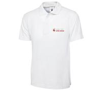 Personalised Embroidered Your Text Driving Instructor Logo Polo Shirt, Driving Instructor Job, Driving Schools Staff, Uniform, Polo Top White