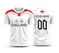 Personalised England Football Shirt, Kids Football Kit(England)