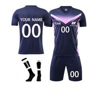 Personalised England Style Kit Football Shirt - Gifts for Men, Girls and Boys - Children's Playwear T-Shirt UK, A1