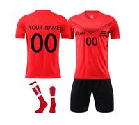 Personalised England Style Kit Football Shirt - Gifts for Men, Girls and Boys, Children's Playwear, T-Shirt UK, A2