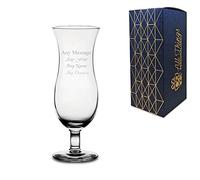 Personalised Engraved 15oz Squall Cocktail Glass with Gift Box, Personalise with Any Message for Any Occasion