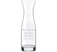 Personalised Engraved 1ltr Serl Water/Wine Carafe Gift Birthday Christmas Wedding