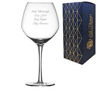 Personalised Engraved 20.5oz Cabernet Vins Jeunes Large Wine Glass or Gin Balloon, Perfect for Wine and Gin Lovers