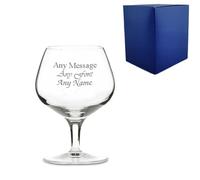 Personalised Engraved 230ml Napoleon Brandy Glass with Gift Box | Custom Brandy Glasses, Birthday Gifts for Him, Men Gift, Best Man Groomsmen Glasses