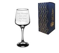 Personalised Engraved 290ml Tallo White Wine Glass, Gift Boxed, Perfect for Any Wine Lover